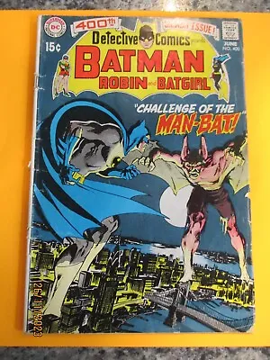 Buy Detective Comics #400 June 1970 Batman Origin 1st Appearance Man-Bat • 158.59£