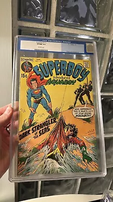 Buy Superboy #171 Old Label CGC 9.0 DC Comics 1971 🔑  1st Appearance Of Aquaboy • 80.42£