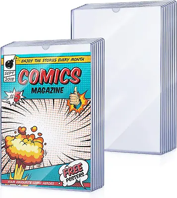 Buy 15Pc Comic Book Topload Holder Comic Sleeves, 7.6 X 10.7 Inch Comic Display Case • 46.46£
