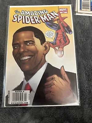 Buy (KEY) The Amazing Spider-Man #583 (2nd Print) 2009 Marvel Comic Book OBAMA Cover • 9.50£