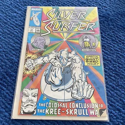 Buy Silver Surfer #31  (Marvel Comics, 1989) Special Giant Sized Issue VG • 7.06£