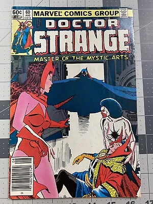 Buy Doctor Strange #60 Newsstand Blade Dracula Scarlet Witch Darkhold 1983 (Marvel) • 9.49£