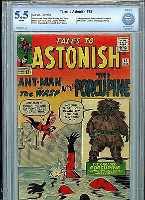 Buy Tales To Astonish #48 CBCS 5.5 1966 Silver Age Marvel Comic B10 Amricons • 150.21£
