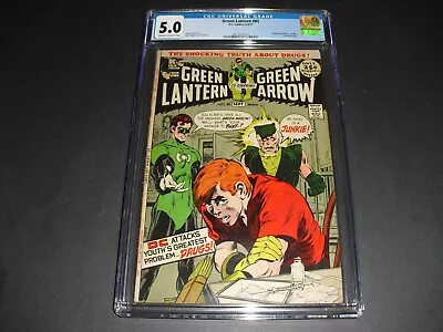 Buy Green Lantern #85 CGC 5.0 From 1971! DC Speedy Anti Drug Story Neal Adams • 157.68£