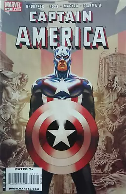 Buy Marvel Captain America Comic #45 February 2009 Rated T+ Direct Edition Magazine • 3.95£