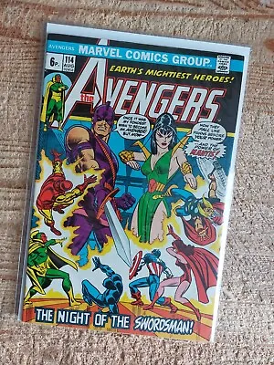 Buy Avengers #114 FN/VFN (7.0) MARVEL ( Vol 1 1973) Mantis Joins Avengers • 17.99£
