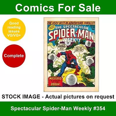 Buy Spectacular Spider-Man Weekly #354 Comic - VG/VG+ 1979 - Marvel UK • 3.99£
