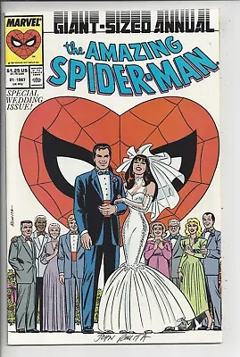 Buy Amazing Spider-Man Annual #21 NM- (9.0) 1987  - Signed By John Romita Sr • 99.94£