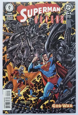 Buy Superman Aliens II God War #2 - Dark Horse & DC Comics July 2002  VF 8.0 • 9.99£