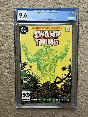 Buy Saga Of The Swamp Thing #37 CGC 9.6 NM+ 1st FULL  APPEARANCE John Constantine • 458.08£