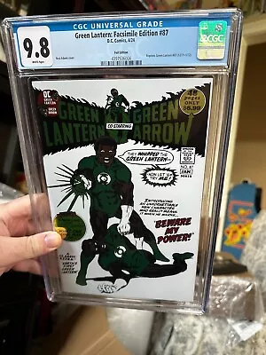 Buy Green Lantern #87 Facsimile Reprint Foil Variant CGC 9.8 1st App John Stewart • 35.59£