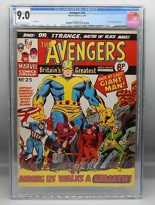 Buy CGC 9.0 Marvel Comics AVENGERS #28 Jack Kirby 1st Collector Doctor Strange UK 25 • 154.36£