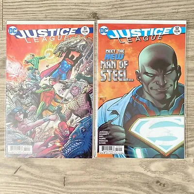 Buy Justice League New 52 #51-52| DC Comics Geoff Johns Jim Lee Batman | VF/NM • 10£