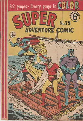 Buy ###atlas Publishing Super Adventure #79 January 1957 Uk Dc Reprint F+ (6.5) ### • 70£