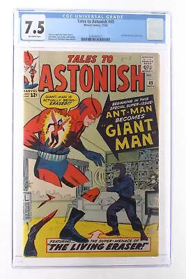Buy Tales To Astonish #49 - Marvel Comics 1963 CGC 7.5 Ant-Man Becomes Giant-Man. • 370.79£