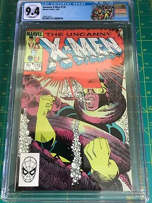 Buy Uncanny X-men #176 CGC 9.4 White Pages John Romita Jr 1983 Wolverine Storm • 43.97£
