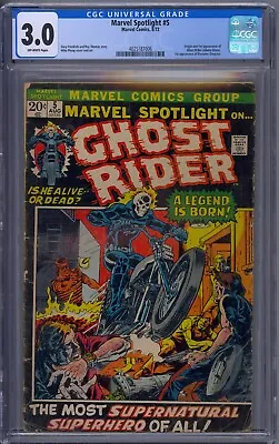 Buy Marvel Spotlight #5 Cgc 3.0 1st Ghost Rider Johnny Blaze • 652.24£