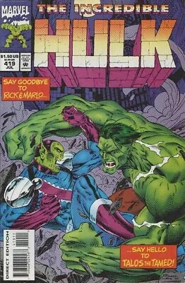 Buy Incredible Hulk #419 (1968) 1st App Talos Vf/nm Marvel • 6.95£