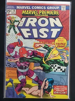 Buy Marvel Premiere #18 Iron Fist Marvel 1974 VG/FN Comics Book • 7£