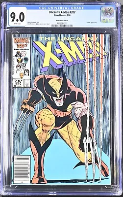 Buy Uncanny X-Men #207 - CGC 9.0 - Classic John Romita Jr Cover - Chris Claremont • 39.64£