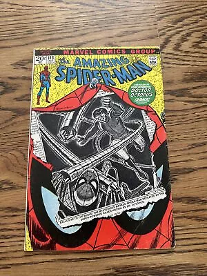 Buy Amazing Spider-Man #113 (Marvel 1972) Key 1st Appearance Of Hammerhead! Doc Oct! • 39.52£