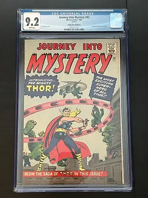 Buy Journey Into Mystery #83 (1966) CGC 9.2 White - 1st Thor - Golden Record Reprint • 632.45£