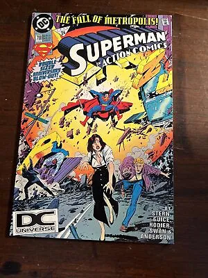 Buy DC Superman In Action Comics #700 Fall Of Metropolis DC Logo Variant • 7.96£