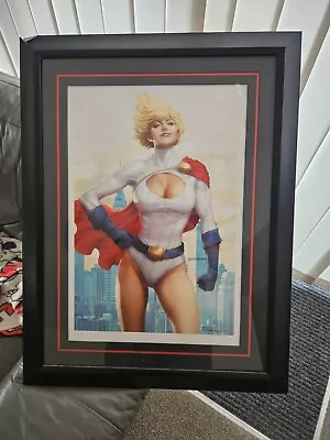 Buy Sideshow Collectibles Powergirl By Artgerm Art Print Framed Damaged • 10£