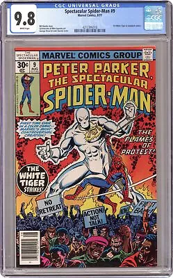 Buy Spectacular Spider-Man Peter Parker #9 CGC 9.8 1977 4212395010 • 314.68£