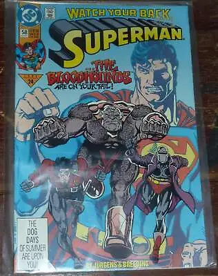 Buy Superman 58 DC 1991 • 2.20£