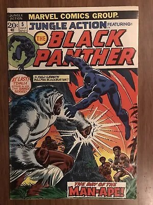 Buy Jungle Action #5 Original Marvel Comic Book 1st Solo  Black Panther • 198.57£