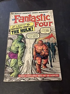 Buy Fantastic Four #12 - 1st Wrecker - Marvel - 1963 - Back Issue • 1,350£
