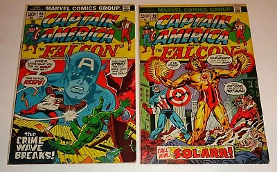 Buy Captain America & Falcon #158,160  Fine's 1973 • 17.35£