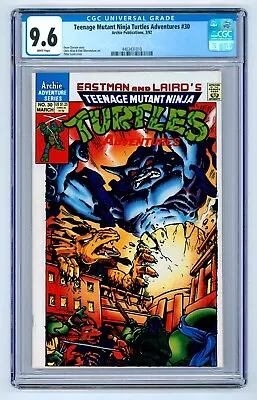 Buy Teenage Mutant Ninja Turtles Adventures #30 CGC 9.6 (1992) • 55.30£