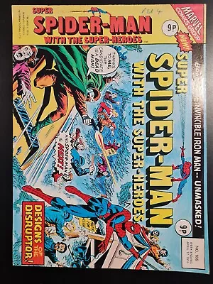 Buy Super Spider-man With The Super-heroes #166 Marvel Uk Weekly 1976 X-men • 4.95£