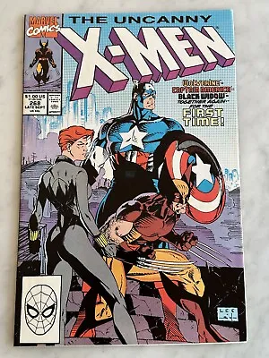 Buy Uncanny X-Men #268 Iconic Jim Lee Cover W/ Cap, Black Widow! (Marvel, 1990) • 20.89£