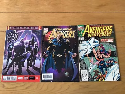 Buy Avengers West Coast #62, The New Avengers #3, Avengers #35 Vol 5 • 4£