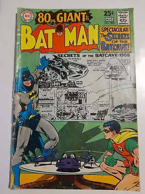Buy Batman #203 Aug 1968 Good- 1.8 Secrets Of The Batcave And More • 9.99£