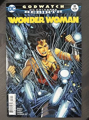 Buy Wonder Woman #18 May 2017, DC Bilquis Evely Cover, Godwatch DC Rebirth.  C11 • 2.20£