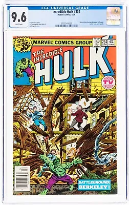 Buy 🔥 Incredible Hulk #234 High Grade Bronze Age Quasar Marvel Comic 1979 CGC 9.6 • 87.67£