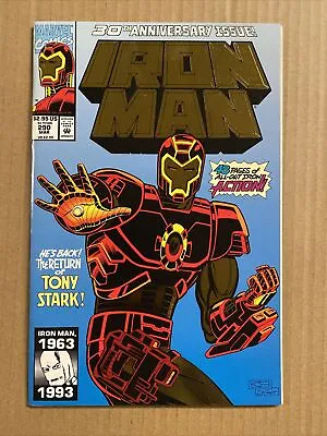 Buy Iron Man #290 30th Anniversary Foil Cover First Print Marvel Comics (1993) • 2.39£