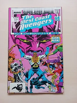 Buy The West Coast Avengers - # 3 Super Size Annual - Marvel Comic  1988 Free Uk P&p • 10.99£