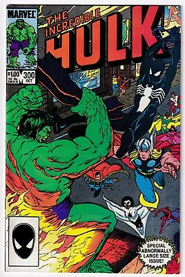 Buy Incredible Hulk #300 October 1984 NM- 9.2 Marvel Spiderman Black Costume, Thor • 39.77£
