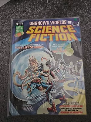 Buy Unkown Worlds Of Science Fiction # 4 Curtis Magazine 1975 • 10£