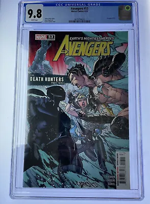 Buy Avengers #53 CGC 9.8 1ST RED BLACK PANTHER SUIT April 2022 LGY #753 • 47.95£