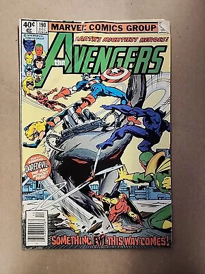 Buy Avengers 190 (1979) Guest Star Daredevil Marvel Comics J9 • 3.88£
