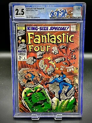 Buy Fantastic Four Annual 6 Cgc 2.5 First App Annihilus! Ff Label! • 118.49£