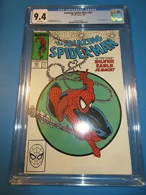 Buy Amazing Spider-man #301 McFarlane Silver Sable Iconic Cover CGC 9.4 NM Beauty • 138.21£
