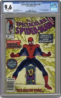Buy Spectacular Spider-Man Peter Parker #158D CGC 9.6 1989 3982611024 • 53.38£