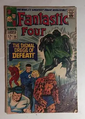 Buy Fantastic Four  #58 Jan 1967 Marvel Comics Doctor Doom Silver Surfer G/vg 3.0 • 31.58£